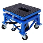 300 Pound Hydraulic Motorcycle Scissor Jack Lifting Foot Wheel Suitable