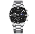 4 Piece Men’s Jewelry Set Watch, Necklace 22 Inch, Ring Size 8, Bracelet