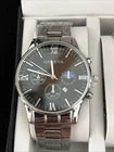 4 Piece Men’s Jewelry Set Watch, Necklace 22 Inch, Ring Size 8, Bracelet