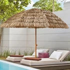 8 Thatch Patio Tiki Umbrella Tropical Palapa Raffia Tiki Hut Hawaiian Hula Beach