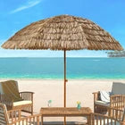 8 Thatch Patio Tiki Umbrella Tropical Palapa Raffia Tiki Hut Hawaiian Hula Beach