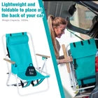 Backpack Beach Chairs for Adults,Folding 23 x 21.7 x 31.5 inches