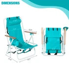 Backpack Beach Chairs for Adults,Folding 23 x 21.7 x 31.5 inches