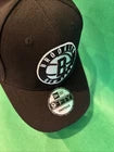 Brooklyn Nets NBA New Era 9Fifty Black Snapback Hat Cap