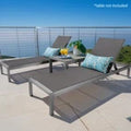 CAPE CORAL KD CHAISE LOUNGE GRY MP2 SET OF 2
