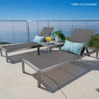 CAPE CORAL KD CHAISE LOUNGE GRY MP2 SET OF 2