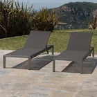 CAPE CORAL KD CHAISE LOUNGE GRY MP2 SET OF 2