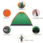 Double Layered Orange Green Tent