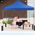 10 X 10ft Up Canopy Tent Easy Setup Outdoor Shade Instant Portable Sun Shelter C