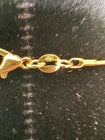 18K gold-plated Virgin Mary Pendant Set In Bezel Set Stones