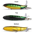 20pcs 1set 13g 35g Topwater Fishing Lures Set Of 20 Popper Bait With 3D Eyes ABS